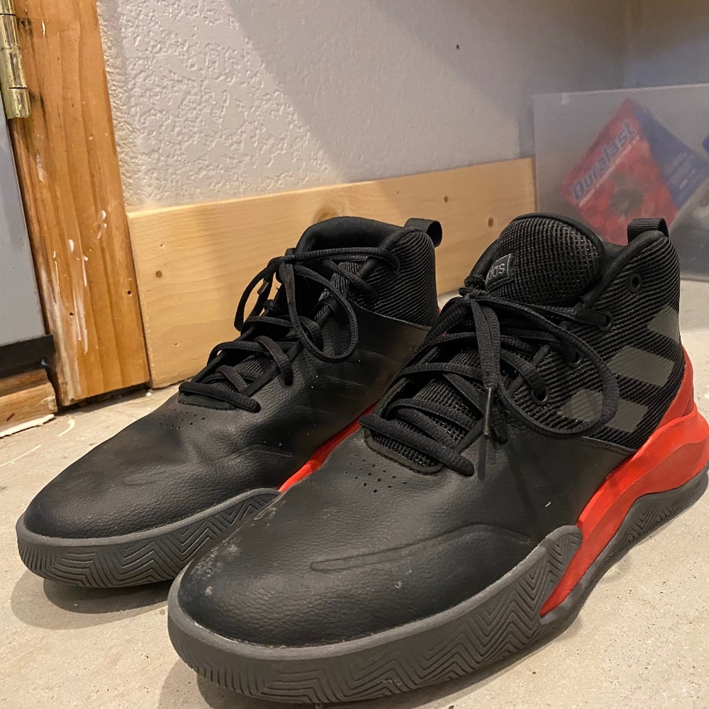 Brand New Black and Red Adidas Basketball Shoes